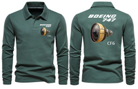 Thumbnail for BOEING 747 CF6 LONG SLEEVE  POLO