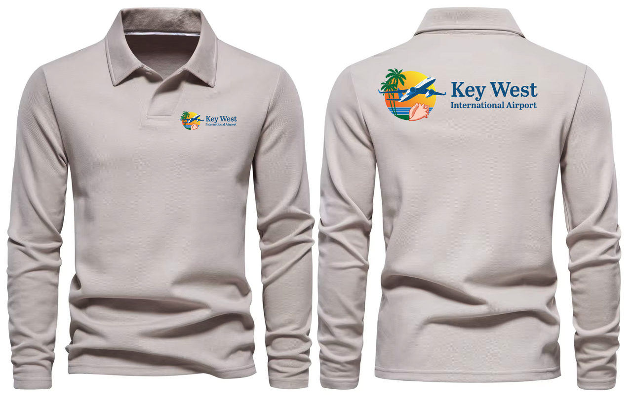 KEY WEST AIRPORT LONG SLEEVE  POLO