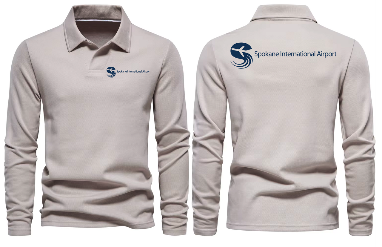 SPOKEN AIRPORT LONG SLEEVE  POLO