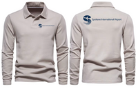 Thumbnail for SPOKEN AIRPORT LONG SLEEVE  POLO