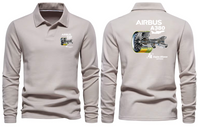Thumbnail for AIRBUS A380  ENGINE LONG SLEEVE  POLO