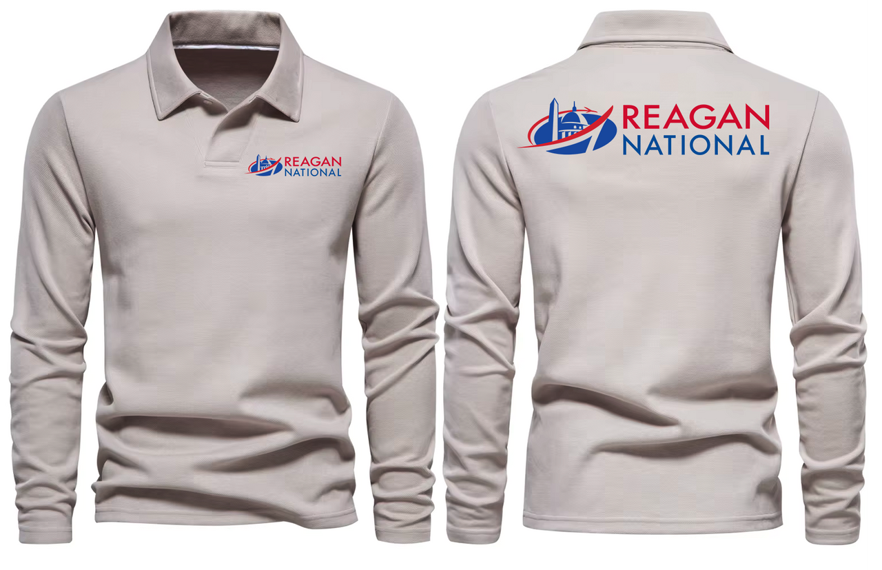 REAGAN AIRPORT LONG SLEEVE  POLO