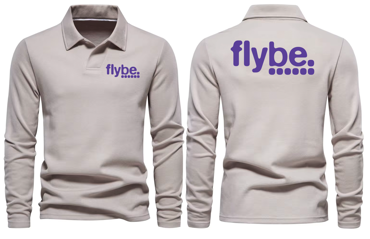FLYBE  LONG SLEEVE  POLO