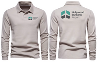 Thumbnail for BURBANK AIRPORT LONG SLEEVE  POLO