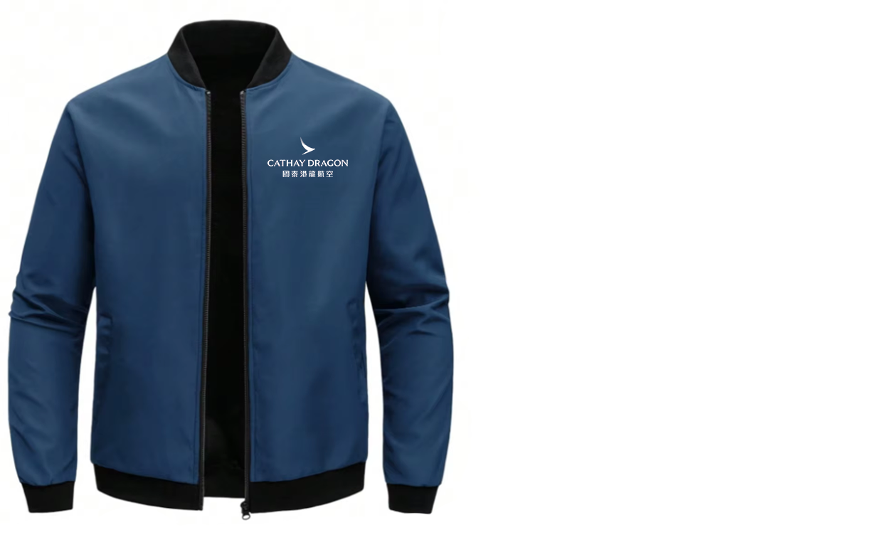 CATHAY PACIFIC AIR  LOOSE SOLID COLOR JACKET