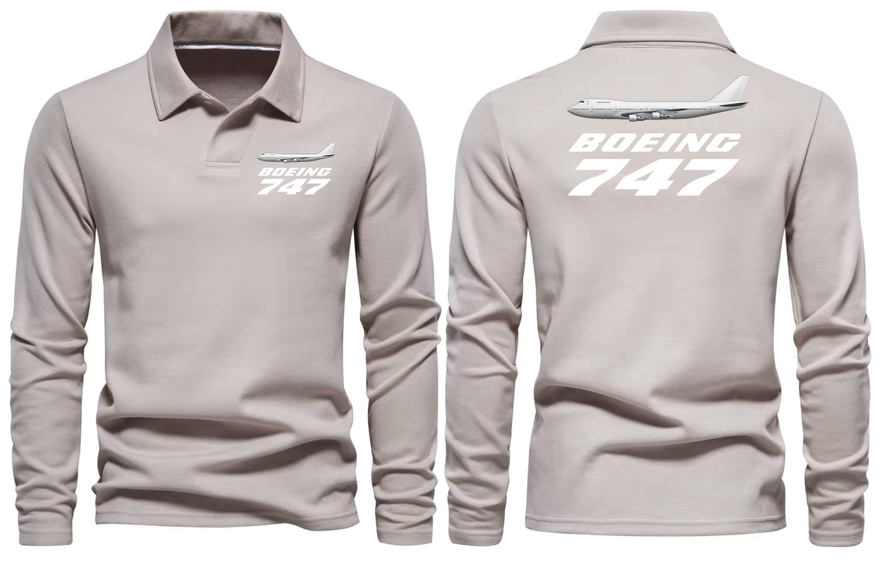 BOEING 747  LONG SLEEVE  POLO