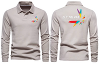 Thumbnail for FLY TOLUCA AIRPORT LONG SLEEVE  POLO
