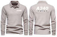 Thumbnail for AIRBUS A340 LONG SLEEVE  POLO