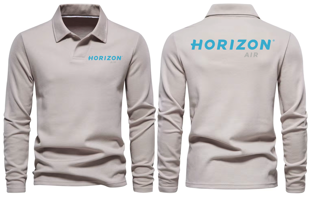 HORIZON AIRPORT LONG SLEEVE  POLO