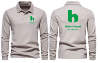 Thumbnail for HOBART AIRPORT LONG SLEEVE  POLO