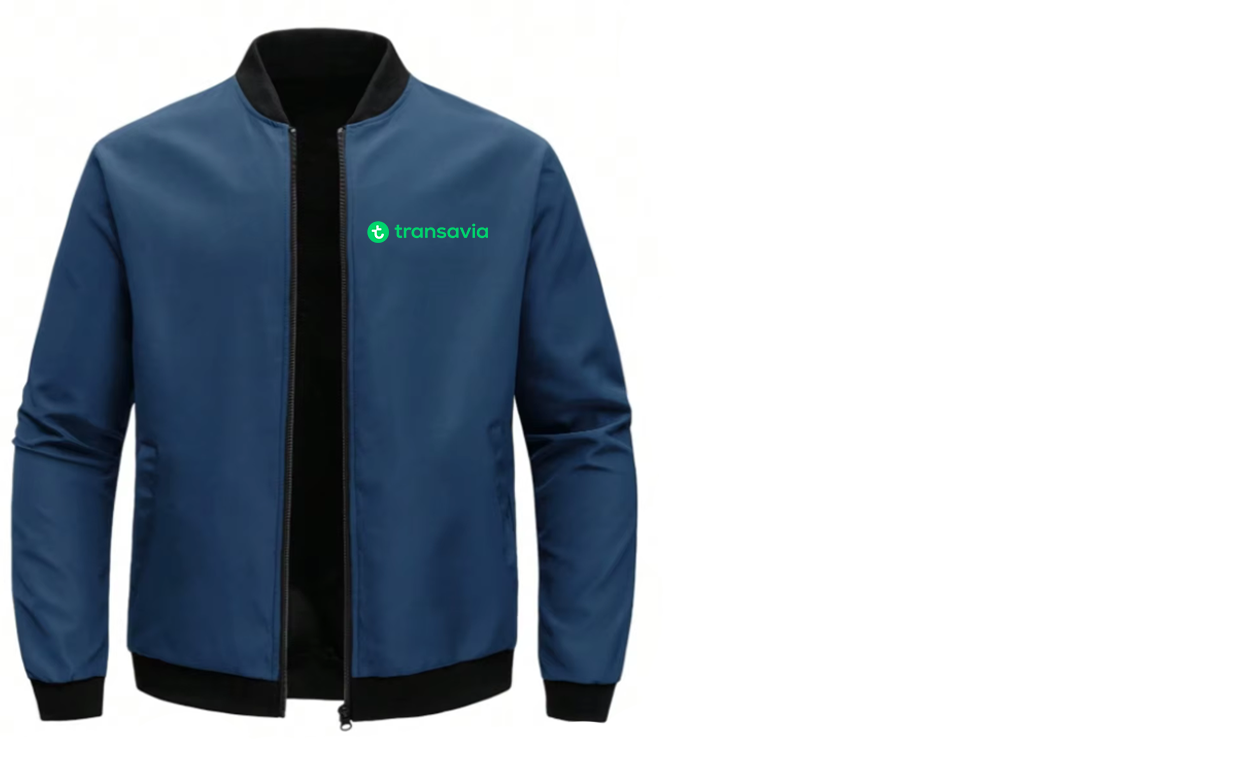 TRANSAVIA  LOOSE SOLID COLOR JACKET