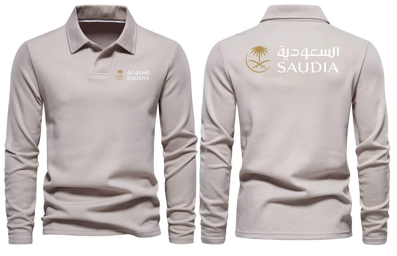 SAUDIA AIRLINES LONG SLEEVE  POLO