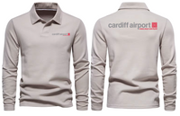 Thumbnail for CARDIFF AIRPORT LONG SLEEVE  POLO