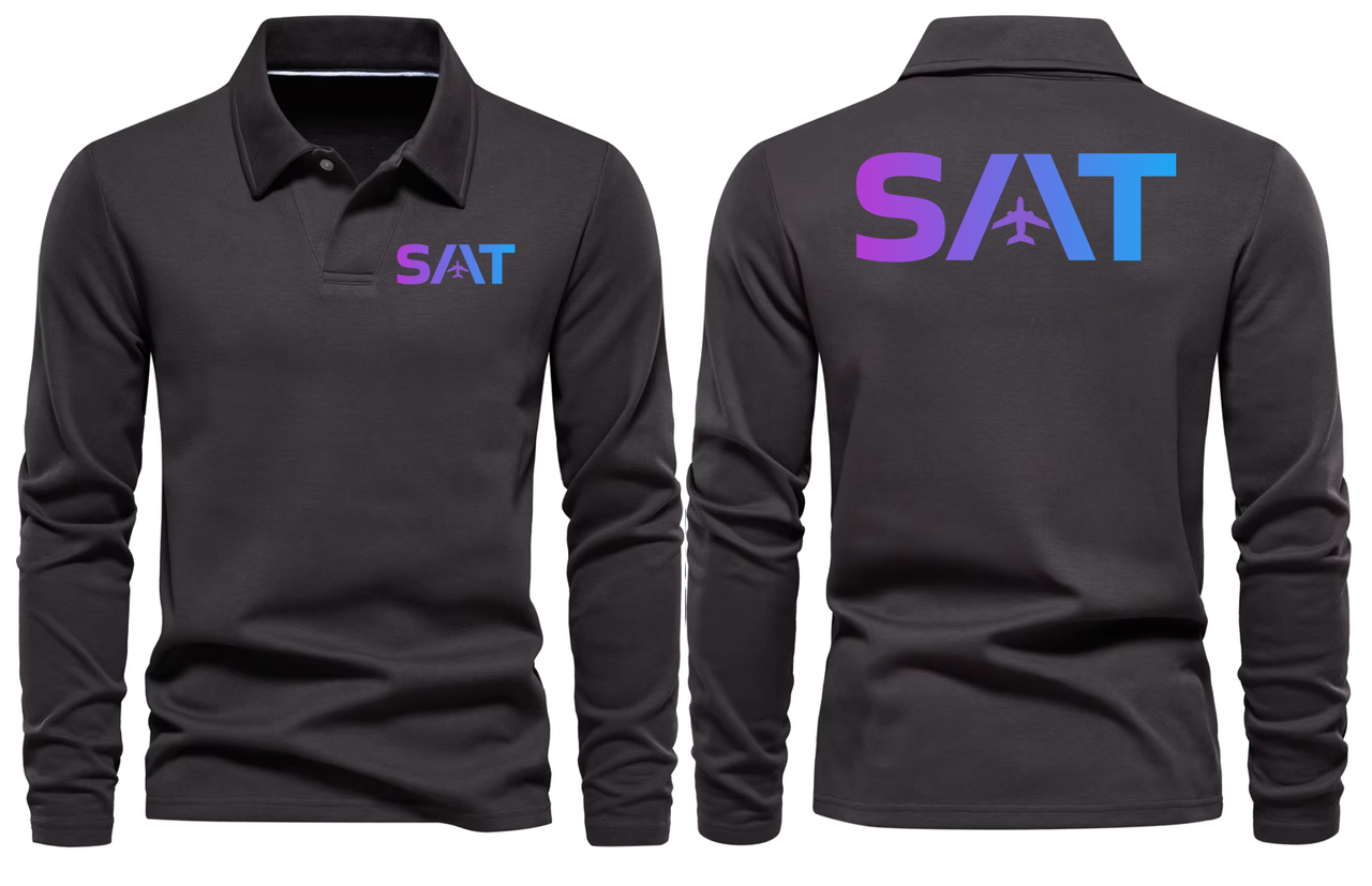 SAT AIRPORT LONG SLEEVE  POLO