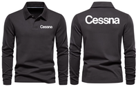 Thumbnail for CESSNA LOGO LONG SLEEVE  POLO
