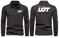 Thumbnail for LOT AIRLINES LONG SLEEVE  POLO
