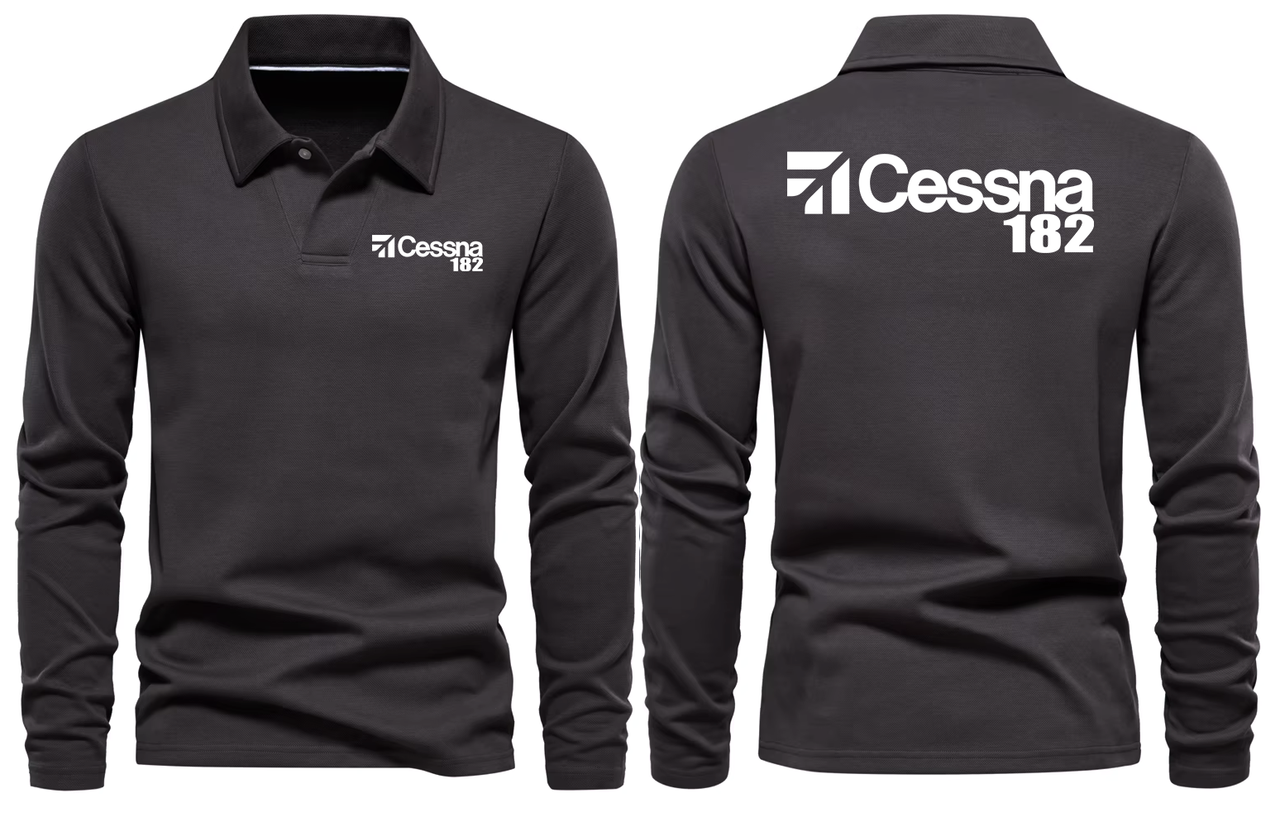 CESSNA 182 LONG SLEEVE  POLO