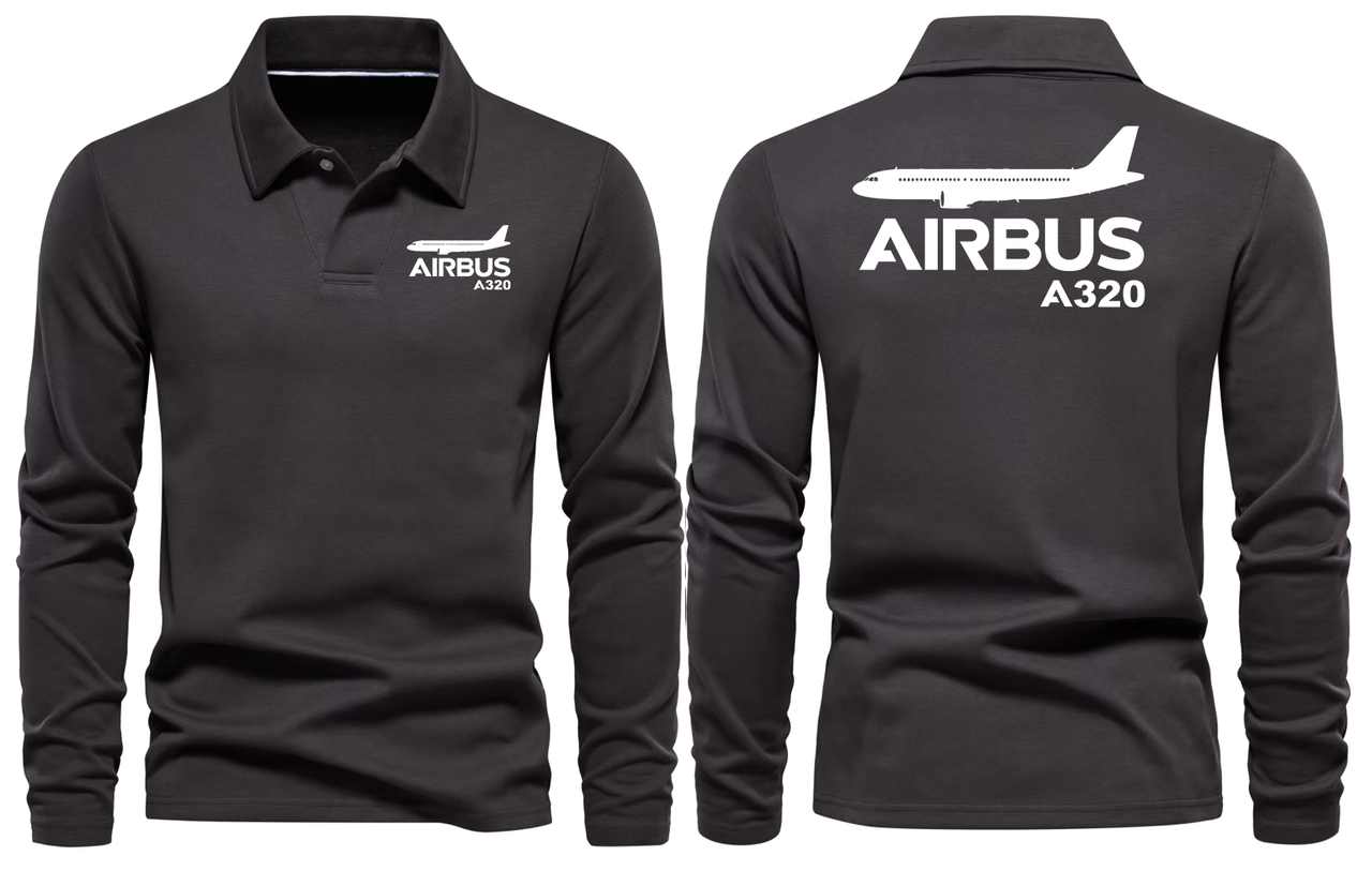 AIRBUS A320 LONG SLEEVE  POLO