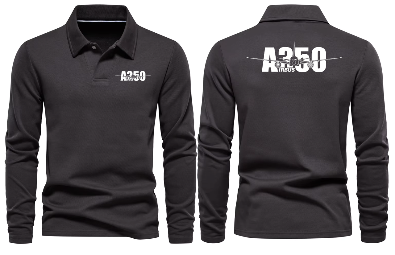 AIRBUS A350  LONG SLEEVE  POLO