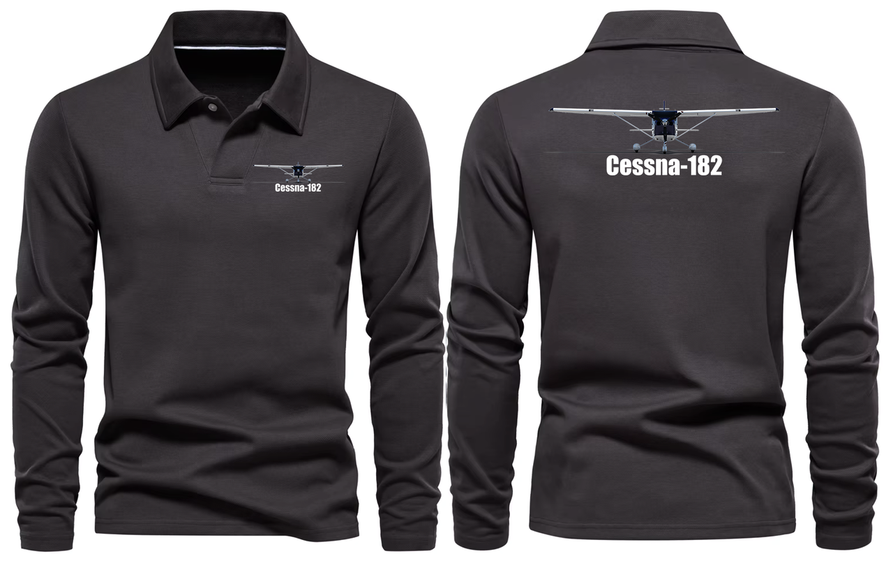 CESSNA 182 LONG SLEEVE  POLO