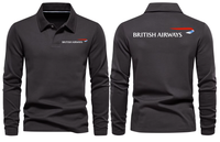 Thumbnail for BRITISH AIRWAYS LONG SLEEVE  POLO
