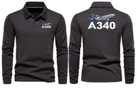 Thumbnail for AIRBUS A340 LONG SLEEVE  POLO