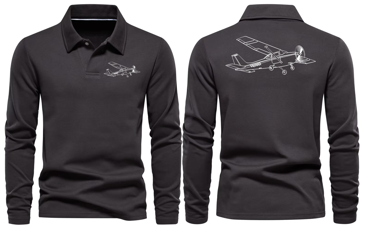 CESSNA LONG SLEEVE  POLO