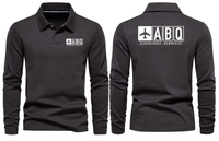 Thumbnail for ABQ AIRPORT LONG SLEEVE POLO