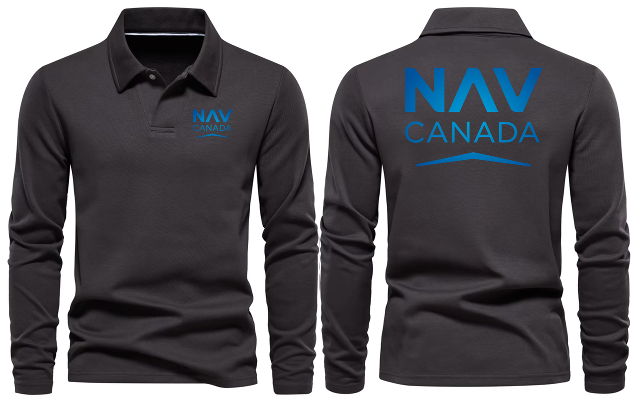 NAV CANADA  LONG SLEEVE  POLO