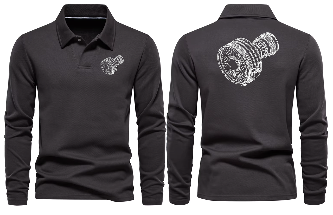 AIRBUS  CFM LONG SLEEVE  POLO
