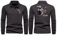 Thumbnail for AIRBUS A330 V2500 LONG SLEEVE  POLO