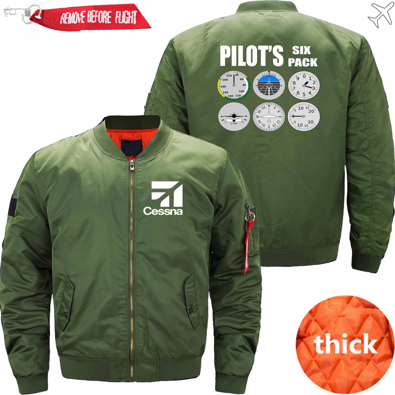 CESSNA PILOT'S SIX-PACK - JACKET THE AV8R
