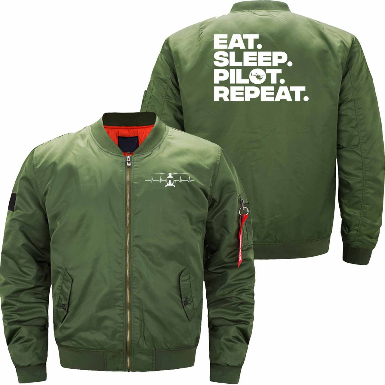 HELICOPTER Ma-1 Bomber Jacket Flight Jacket Aviator Jacket THE AV8R