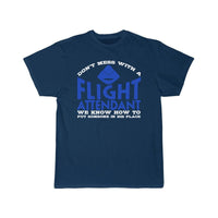 Thumbnail for Flight Attendant Joke Always Right Stewardess T-SHIRT THE AV8R