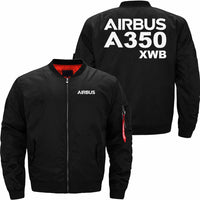 Thumbnail for AIRBUS A350 XWB Ma-1 Bomber Jacket Flight Jacket Aviator Jacket THE AV8R