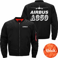 Thumbnail for AIRBUS A350 Ma-1 Bomber Jacket Flight Jacket Aviator Jacket THE AV8R