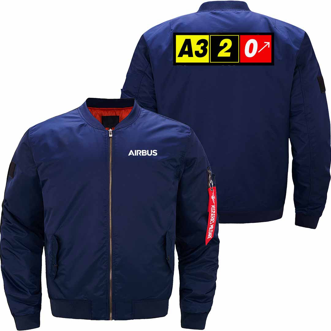 AIRBUS A320 Ma-1 Bomber Jacket Flight Jacket Aviator Jacket THE AV8R