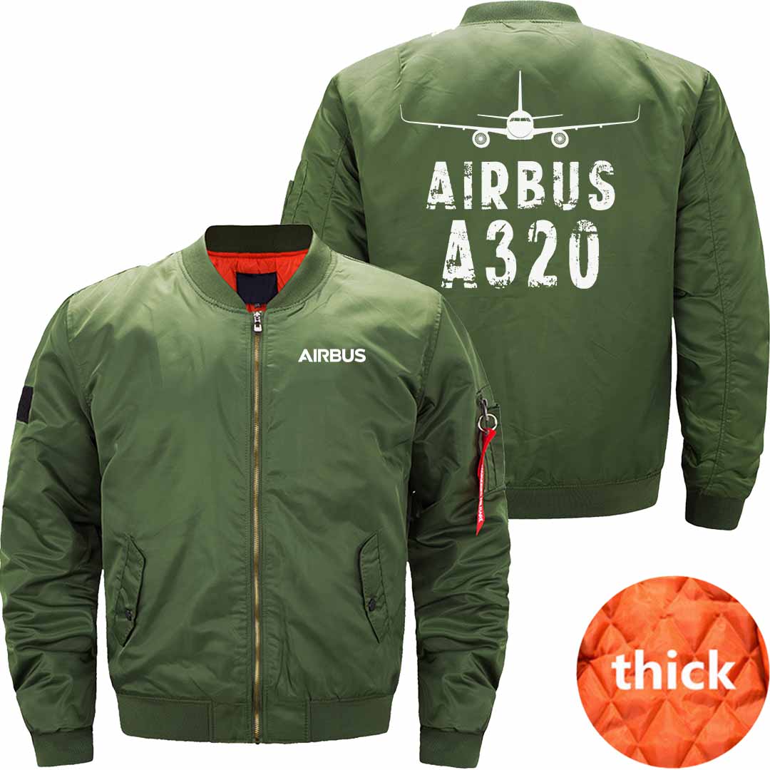 AIRBUS A320 Ma-1 Bomber Jacket Flight Jacket Aviator Jacket THE AV8R