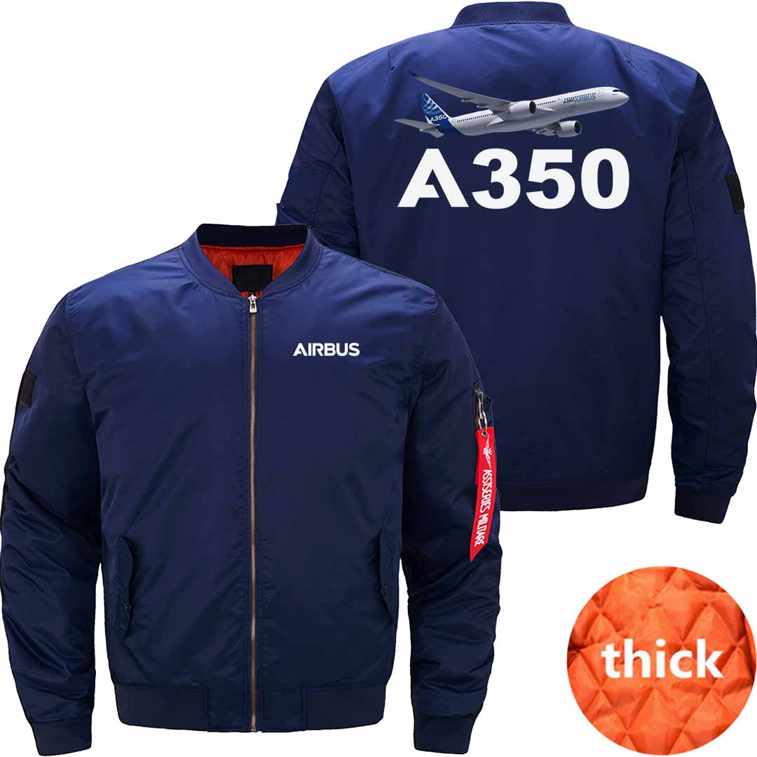 AIRBUS A350 Ma-1 Bomber Jacket Flight Jacket Aviator Jacket THE AV8R