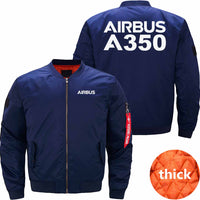 Thumbnail for AIRBUS A350 Ma-1 Bomber Jacket Flight Jacket Aviator Jacket THE AV8R