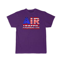 Thumbnail for AIR TRAFFIC CONTROLLER USA FLAG ATC FLIGHT T - SHIRT - PILOTSX