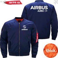 Thumbnail for AIRBUS A350XWB Ma-1 Bomber Jacket Flight Jacket Aviator Jacket THE AV8R