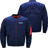 Thumbnail for AIRBUS A380 Ma-1 Bomber Jacket Flight Jacket Aviator Jacket THE AV8R
