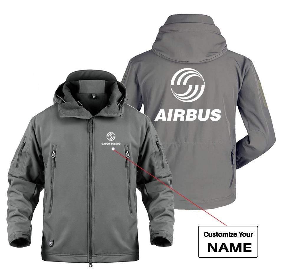 AIRBUS LOGO CUSTOM NAME DESIGNED MILITARY FLEECE THE AV8R