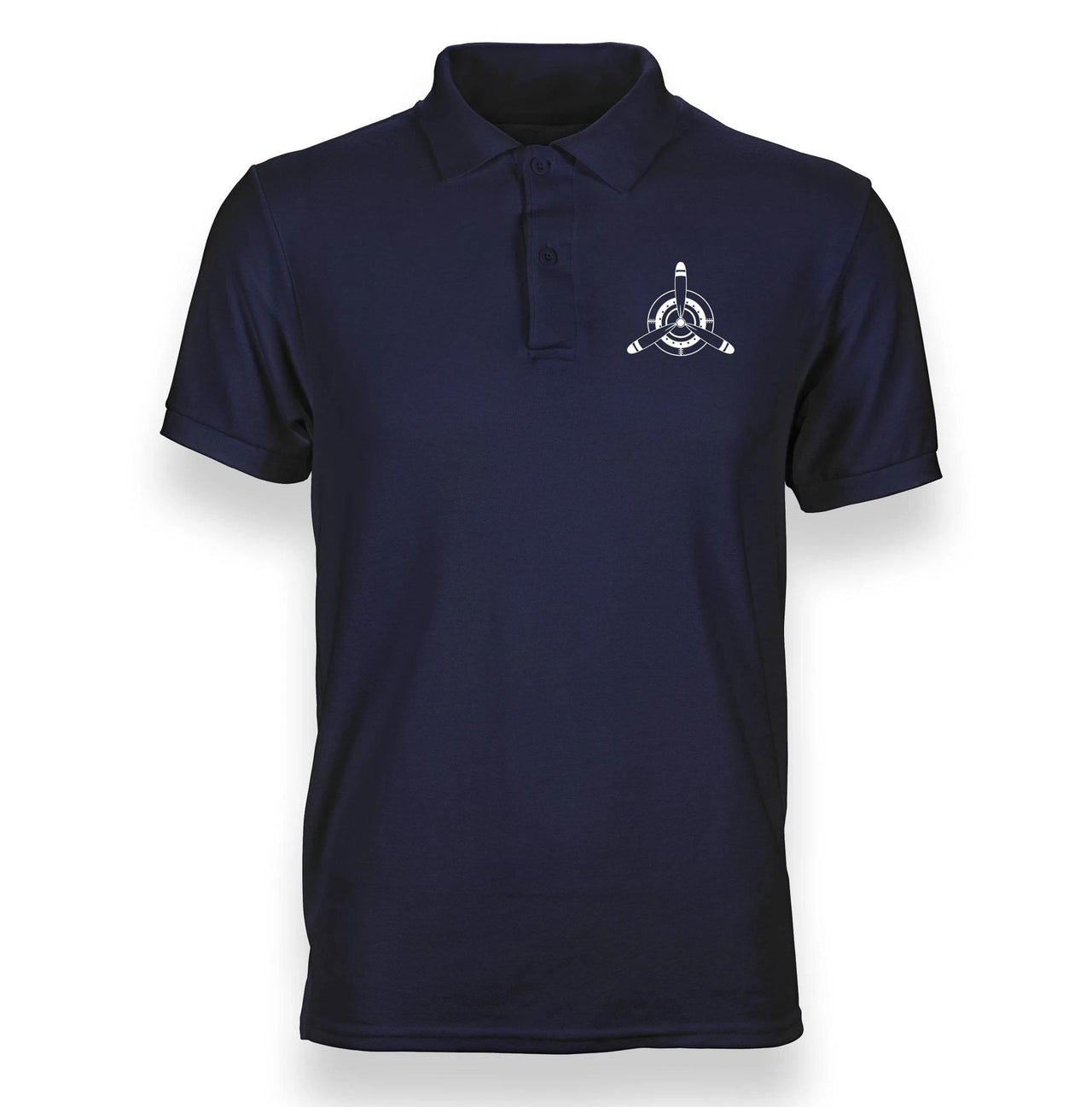 AIRCRAFT PROPELLER POLO SHIRT THE AV8R