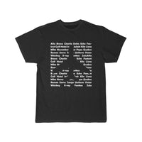 Thumbnail for AVIATION PHONETIC ALPHABET  DESIGNED T SHIRT THE AV8R