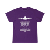 Thumbnail for AVIATION PHONETIC ALPHABET DESIGNED T SHIRT THE AV8R