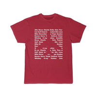 Thumbnail for AVIATION PHONETIC ALPHABET  DESIGNED T SHIRT THE AV8R