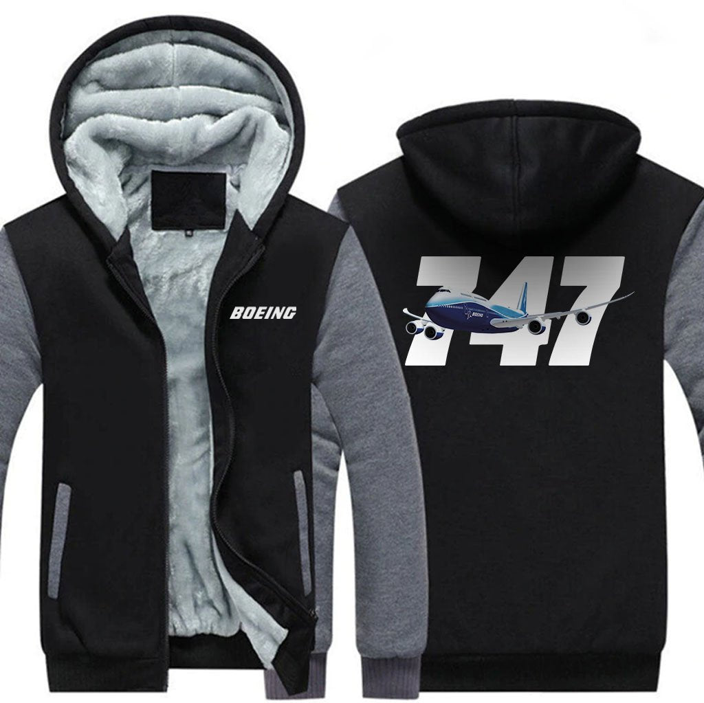 B747 DESIGNED ZIPPER SWEATER THE AV8R