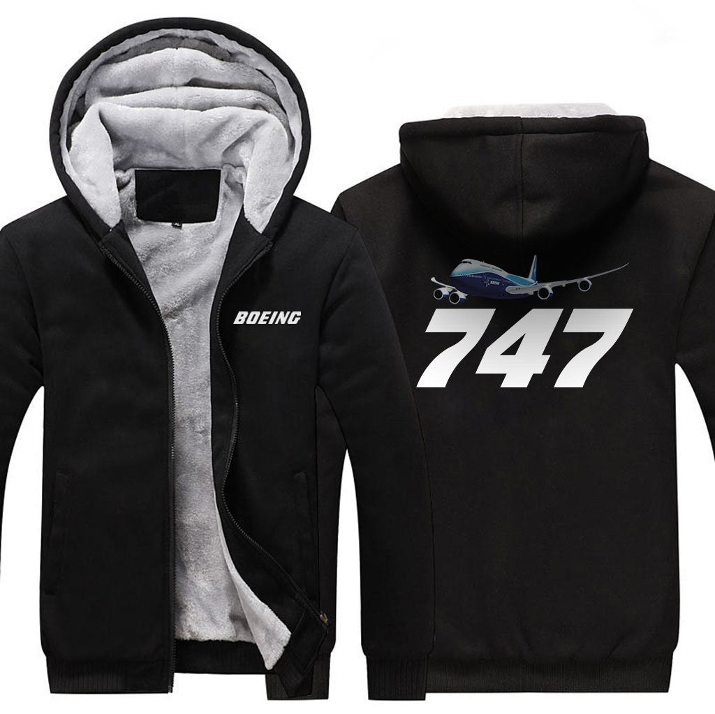B747 DESIGNED ZIPPER SWEATER THE AV8R